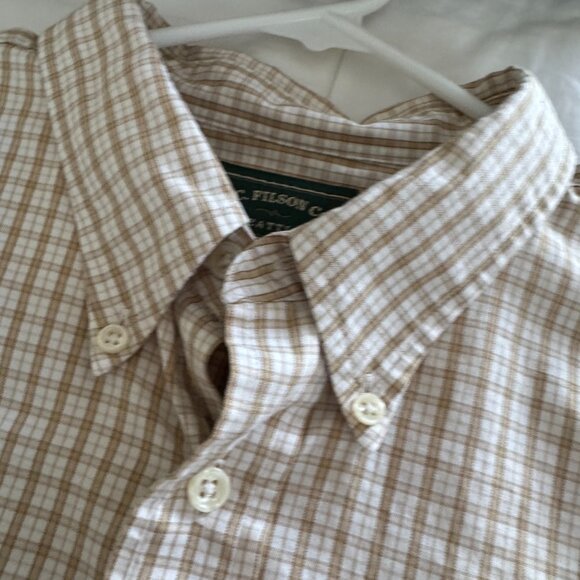 Filson Button Down Shirt Plaid Cotton - Picture 6 of 8